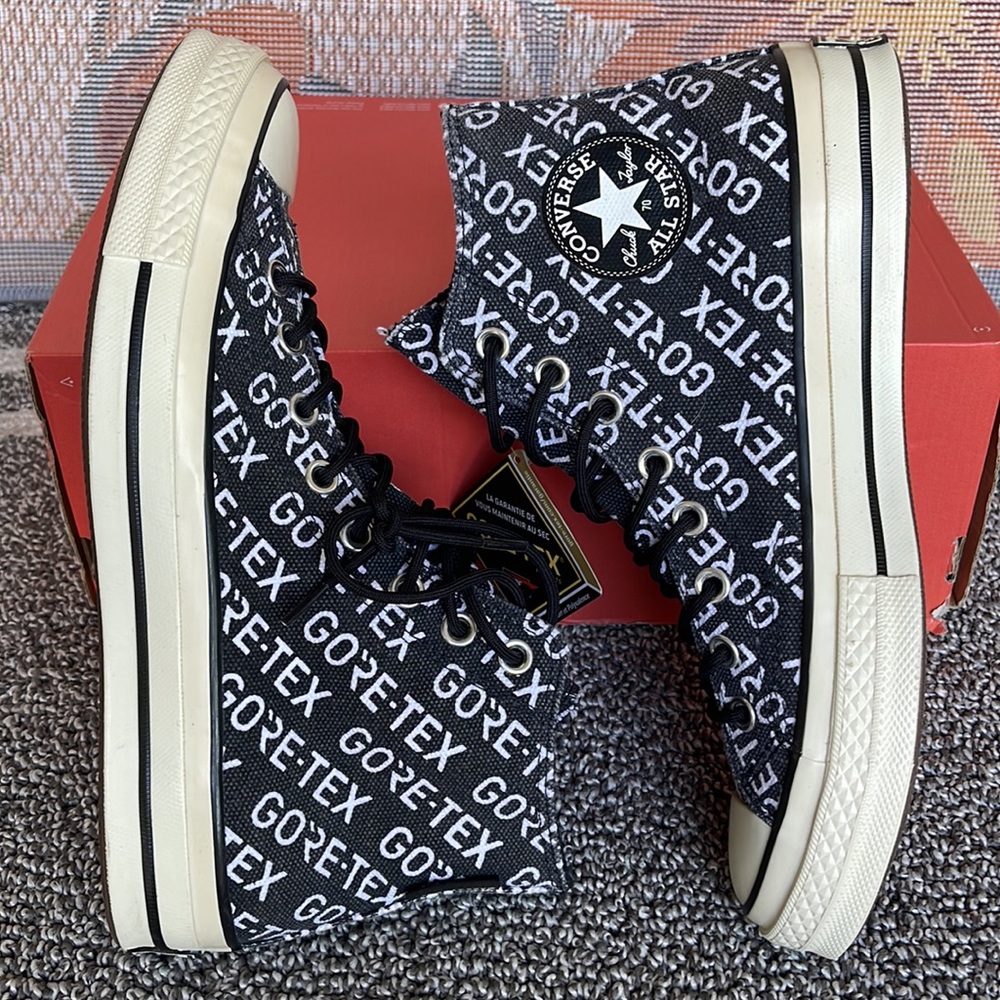 Converse Men’s 162347C
CHUCK 70 HI
BLACK/WHITE/BROWN Sneakers - Picture 12 of 16